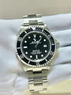 ROLEX SEA-DWELLER 16600 40MM STAINLESS STEEL OYSTER BRACELET BLACK DIAL WATCH