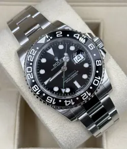 ROLEX GMT-MASTER II 116710LN 40MM OYSTER BRACELET STAINLESS STEEL 2018