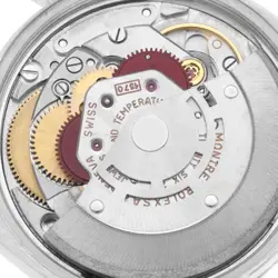 ROLEX DATE SILVER DIAL STEEL VINTAGE MENS WATCH 1500