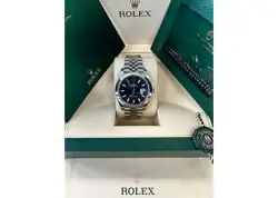 ROLEX DATEJUST 41MM 126300 OYSTERSTEEL JUBILEE BLUE DIAL UNWORN 2023
