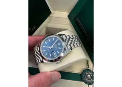 Rolex DateJust 41mm 126300 Oystersteel Jubilee Blue Dial Unworn 2023
