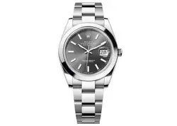 Rolex DateJust 41mm 126300 Oystersteel Slate Dial Unworn 2023