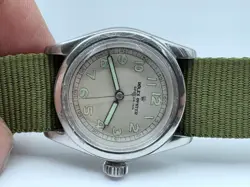 1940's Rolex Oyster SpeedKing Ref 2280 MILITARY WW2 CLEAN DIAL STAINLESS RUNS