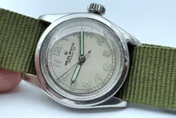 1940's Rolex Oyster SpeedKing Ref 2280 MILITARY WW2 CLEAN DIAL STAINLESS RUNS