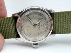 1940's Rolex Oyster SpeedKing Ref 2280 MILITARY WW2 CLEAN DIAL STAINLESS RUNS