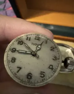 Vintage Tudor Watch 1940s 873 Cushion Case Men’s Rolex