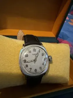 Vintage Tudor Watch 1940s 873 Cushion Case Men’s Rolex