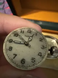 Vintage Tudor Watch 1940s 873 Cushion Case Men’s Rolex