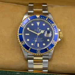 Rolex OP Date Submariner Bluesy Ref. 16653 Blue Dial/Bezel 40mm #W142499-1