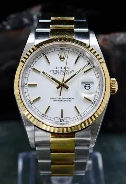 DIAL GOLD/STEEL 36MM