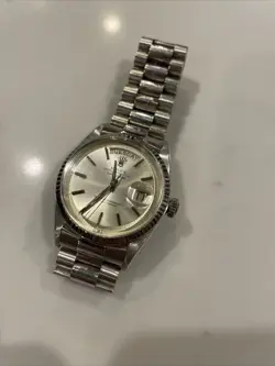 WHITE GOLD ROLEX 1803 DAY DATE