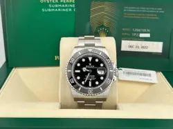 ROLEX SUBMARINER 126610LN 41MM BLACK CERAMIC STAINLESS STEEL BOX PAPER 2022