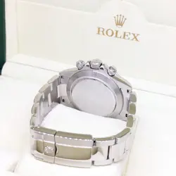 Rolex 40mm Black Indexes Steel Daytona REF: 116520 (F series)