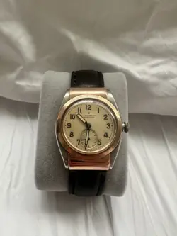 Rolex Hooded Bubble Back Watch Stainless & Rose gold