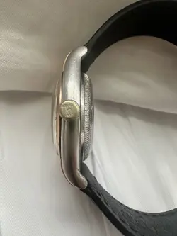 Rolex Hooded Bubble Back Watch Stainless & Rose gold