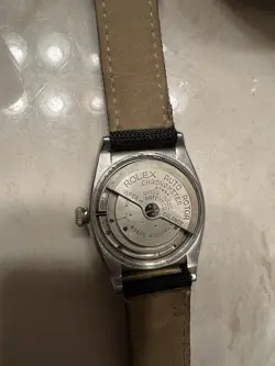 Rolex Hooded Bubble Back Watch Stainless & Rose gold