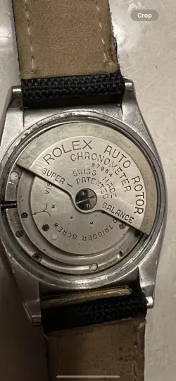 Rolex Hooded Bubble Back Watch Stainless & Rose gold