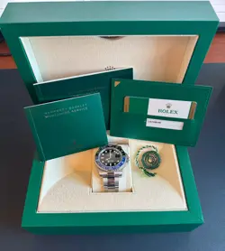 ROLEX GMT MASTER II BATMAN OYSTER 126710BLNR BOX AND PAPERS