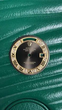 Rolex 18238 Grey Roman MyriadDial Grey Diamond Day-Date 36mm18K