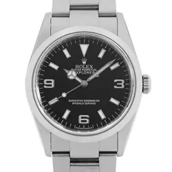 ROLEX EXPLORER I 114270 BLACK M NUMBER SECOND HAND MENS