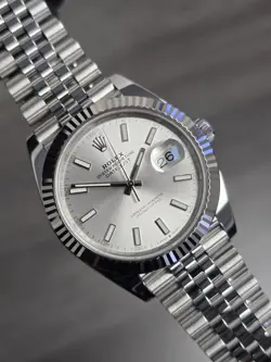 ROLEX DATEJUST 126334 JUBILEE BRACELET WITH SILVER DIAL W/ B&P