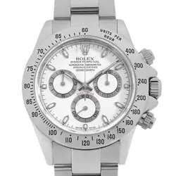 ROLEX DAYTONA 116520 WHITE F NUMBER SECOND HAND MENS