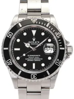 ROLEX SUBMARINER DATE 16610LN F MEN'S AUTOMATIC #T070