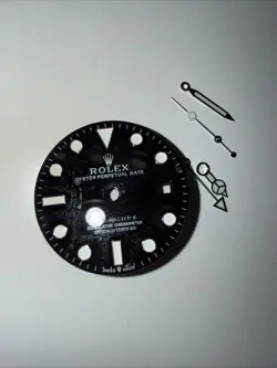 BLACK WATCH DIAL ROLEX