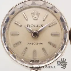 Rolex Precision US Model Case with Dymond Gold (14KWG) 1960 Years Later No. 85