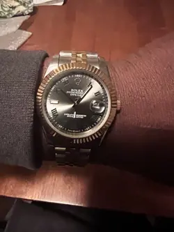 WATCH MEN ROLEX DATEJUST TWO TONE 41MM