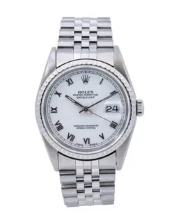 SILVER BEZEL ROMAN