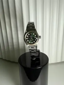 26MM ROLEX DATEJUST GREEN DIAL - 6916