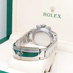 Rolex 40mm Black Indexes Steel Daytona REF: 116520 (V series)