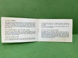 Vintage Rare Rolex Watch -1971 Open Hand Written Blank Certificate Guarantee R4