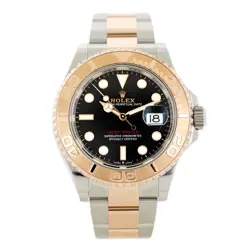 ROLEX YACHT-MASTER 40 STEEL & ROSE GOLD BLACK DIAL 40MM 126621 FULL SET