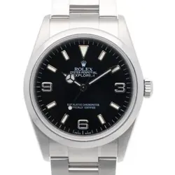 ROLEX EXPLORER 1 WATCHES 14270 STAINLESS STEEL F NUMBER OVERHAULED USED