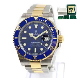 2023 ROLEX SUBMARINER DATE BLUESY 126613LB 41MM 18K YG TWO-TONE BOX PAPERS
