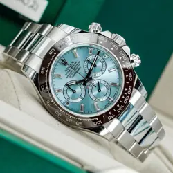 Rolex Daytona 116506 Platinum Ice Blue Diamond Dial 2021 Full Set B&P