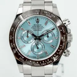Rolex Daytona 116506 Platinum Ice Blue Diamond Dial 2021 Full Set B&P