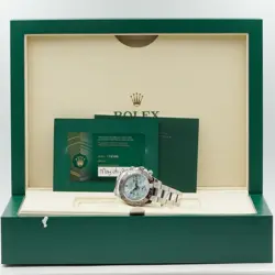 Rolex Daytona 116506 Platinum Ice Blue Diamond Dial 2021 Full Set B&P