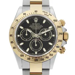 ROLEX DAYTONA 116523 BLACK V NUMBER SECOND HAND MENS