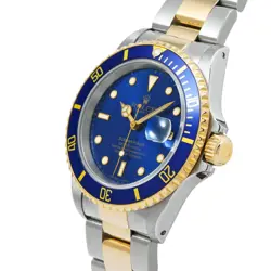 USED ROLEX Submariner Date 16613 Blue Case: 40×40mm Men's Watch #115118