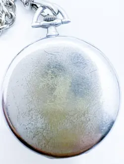 ROLEX Popular Mechanical Hand Wind Pocket Watch Lever Movement Platinette Case