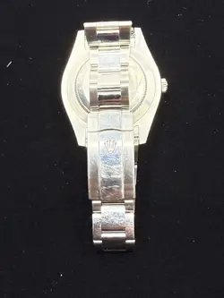 ROLEX DATEJUST 116300 SILVER OYSTER BRACELET WITH SILVER BEZEL