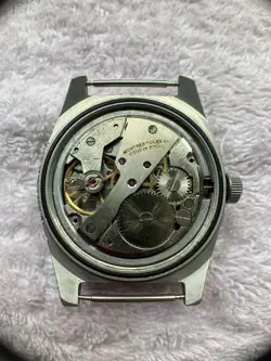 ROLEX Vietnam War Military Vintage Watch Hand Rolled Black Dial Working Good