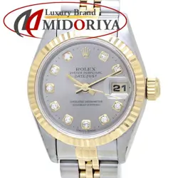 ROLEX DATEJUST 10P DIAMOND 69173G LADIES WATCH FROM JAPAN G0118