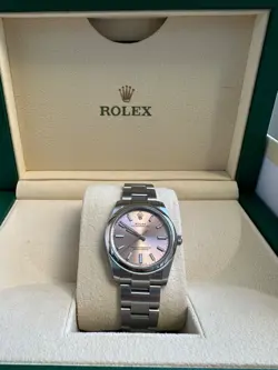 2023 ROLEX OYSTER PERPETUAL 124200 PINK