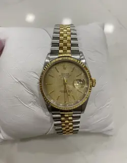 ROLEX DATEJUST GOLD MEN'S WATCH - 16233