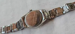 Vintage Rolex Oysterdate 6466 Olive Green Dial Boy Size  Hand-Winding Watch 1966