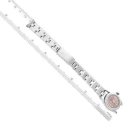ROLEX OYSTER PERPETUAL SALMON DIAL STEEL LADIES WATCH 76030